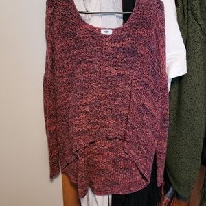 HIGH LOW KNIT SWEATER